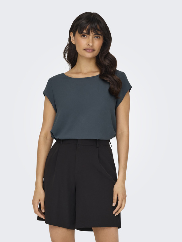 ONLY Γυναικεία μπλούζα σκούρο μπλε ONLY Vic