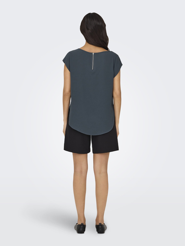 ONLY Γυναικεία μπλούζα σκούρο μπλε ONLY Vic