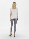 ONLY Λευκό γυναικείο μπλουζάκι ONLY Kita