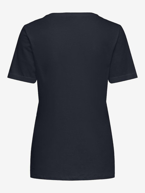 ONLY Μπλε σκούρο γυναικείο μπλουζάκι ΜΟΝΟ Kita