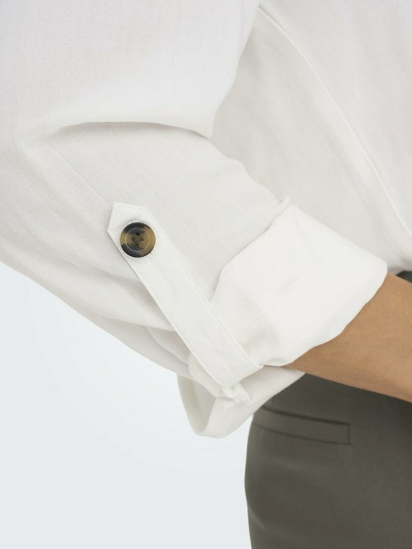 ONLY Λευκό γυναικείο πουκάμισο ONLY Yasmin