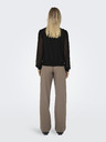 ONLY Μαύρη γυναικεία μπλούζα ΜΟΝΟ Elmira