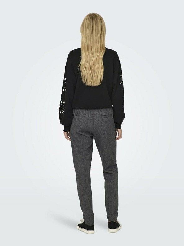 ONLY Γκρι σκούρο γυναικείο παντελόνι ONLY Poptrash