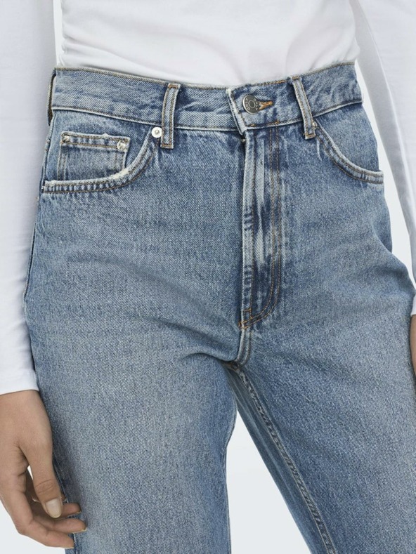 ONLY Μπλε γυναικείο τζιν σε ίσια γραμμή ONLY Riley