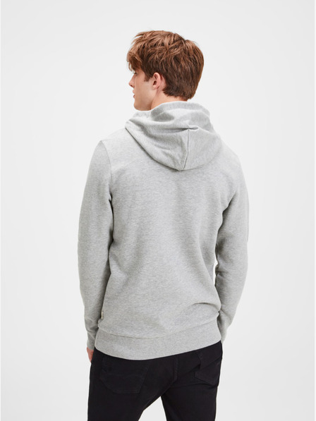 Jack & Jones Grey brindle printed hoodie Jack & Jones