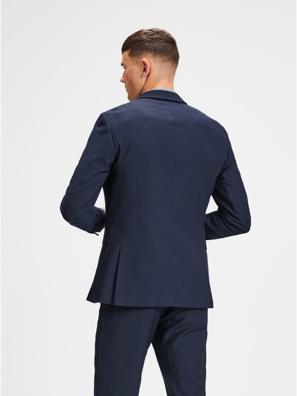 Jack & Jones Jack & Jones Laris σκούρο μπλε σακάκι από μάλλινο μείγμα κοστούμι