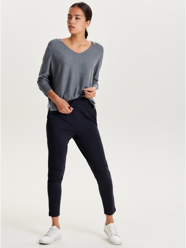 ONLY Σκούρο μπλε παντελόνι ONLY Poptrash