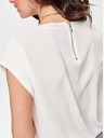 ONLY Κρεμ μπλούζα με φερμουάρ στην πλάτη ΜΟΝΟ Vic