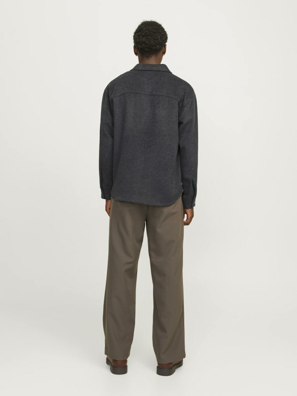 Jack & Jones Σκούρο γκρι Jack & Jones ανδρική μπλούζα Overshirt