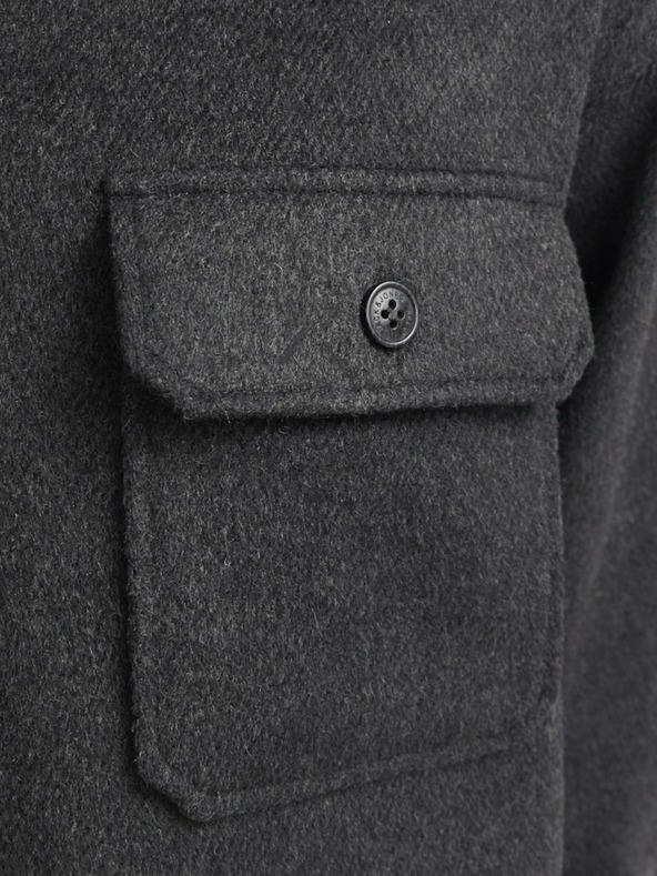 Jack & Jones Σκούρο γκρι Jack & Jones ανδρική μπλούζα Overshirt