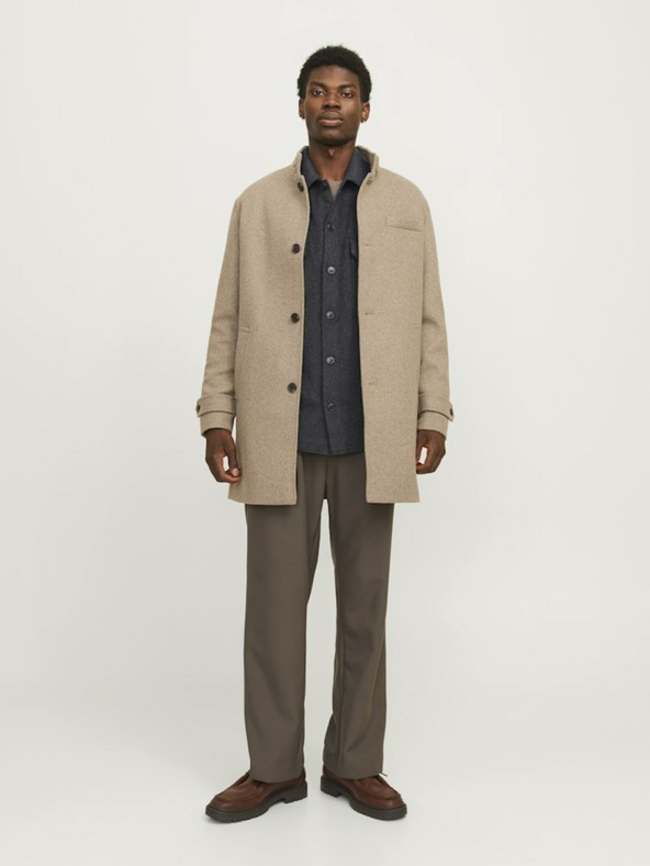 Jack & Jones Σκούρο γκρι Jack & Jones ανδρική μπλούζα Overshirt