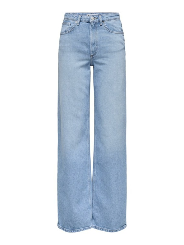 ONLY Γυναικείο φαρδύ τζιν ONLY Juicy γαλάζιο