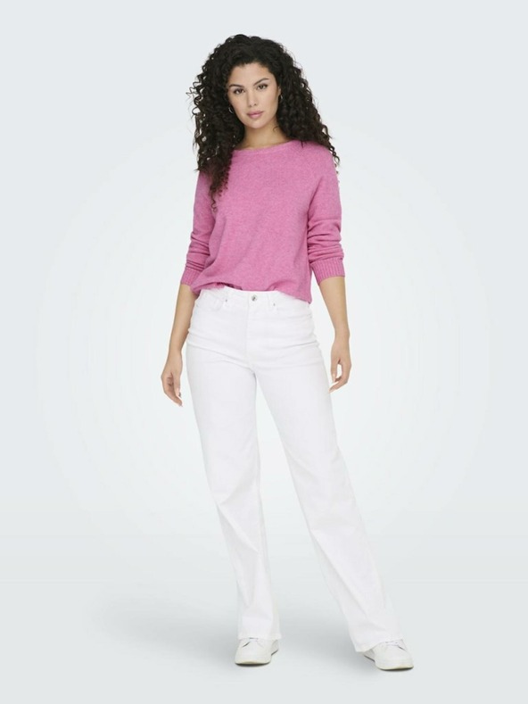 ONLY Ροζ Γυναικείο πουλόβερ ONLY Lesly