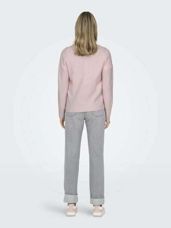 ONLY Ροζ Γυναικείο πουλόβερ ONLY Camilla