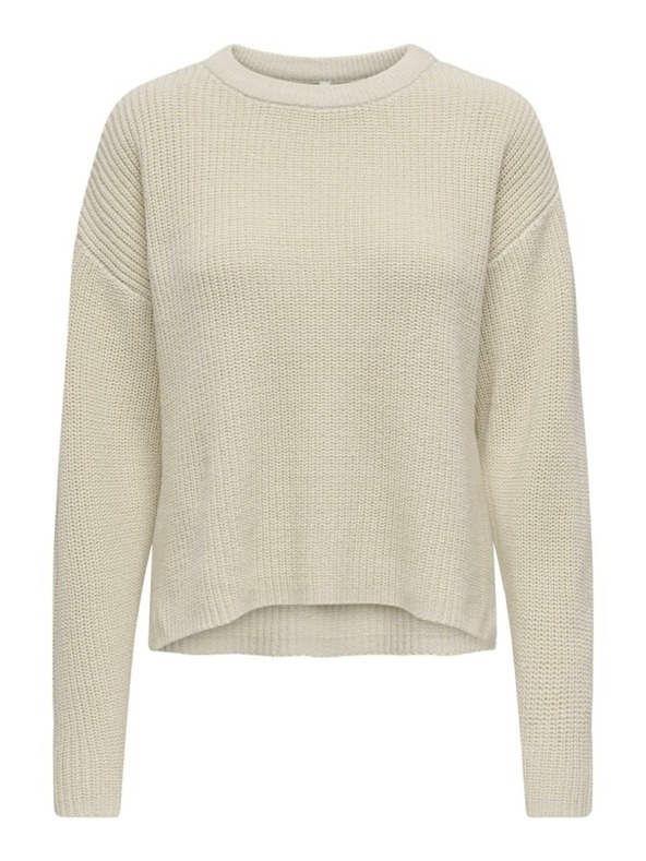 ONLY Μπεζ γυναικείο πουλόβερ ΜΟΝΟ Luna