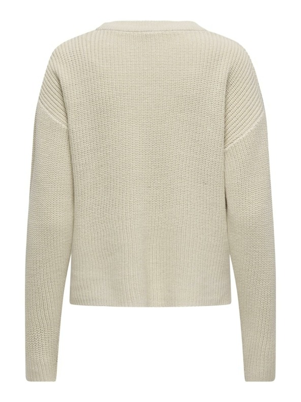 ONLY Μπεζ γυναικείο πουλόβερ ΜΟΝΟ Luna