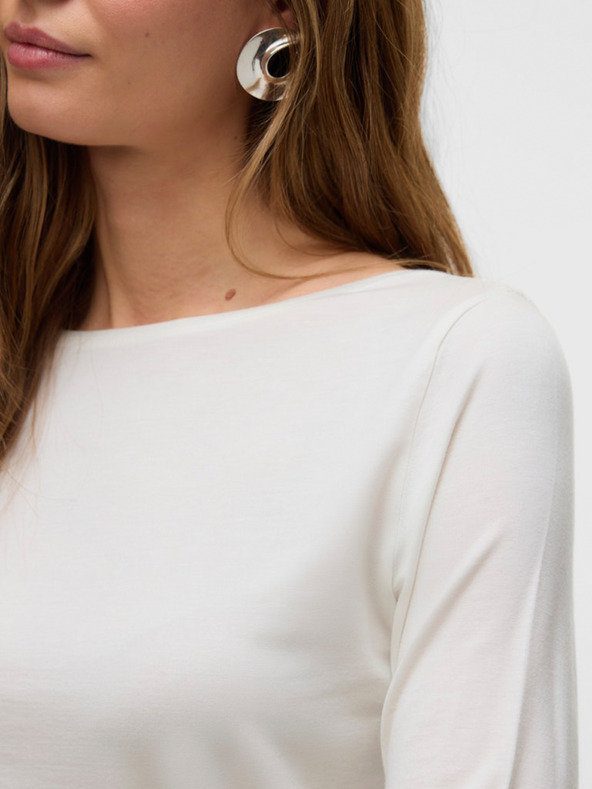 AWARE by VERO MODA Λευκό γυναικείο μπλουζάκι AWARE by VERO MODA Fiona T-shirt