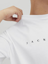 Jack & Jones Λευκή ανδρική κουκούλα Jack & Jones Star