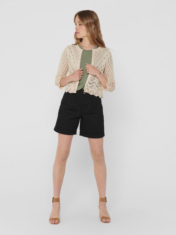 Jacqueline de Yong Μπεζ γυναικεία ζακέτα JDY