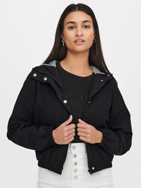 Jacqueline de Yong Μαύρο JDY Γυναικείο μπουφάν Hazen