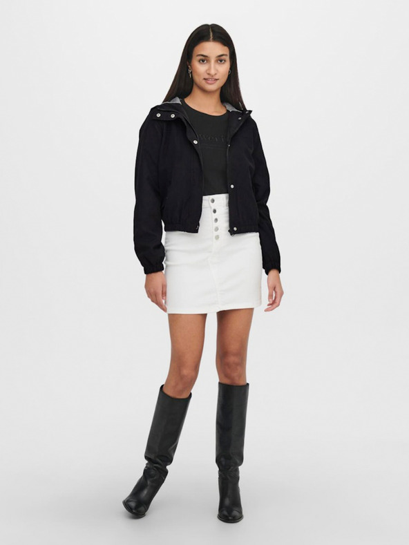 Jacqueline de Yong Μαύρο JDY Γυναικείο μπουφάν Hazen