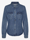 Vero Moda Μπλε γυναικείο τζιν πουκάμισο Vero Moda Jennie