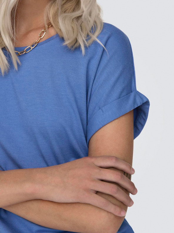 ONLY Μπλε γυναικείο μπλουζάκι ONLY