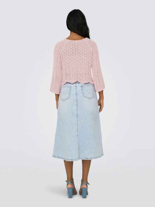 ONLY Ανοιχτό ροζ γυναικείο πουλόβερ ONLY Nola