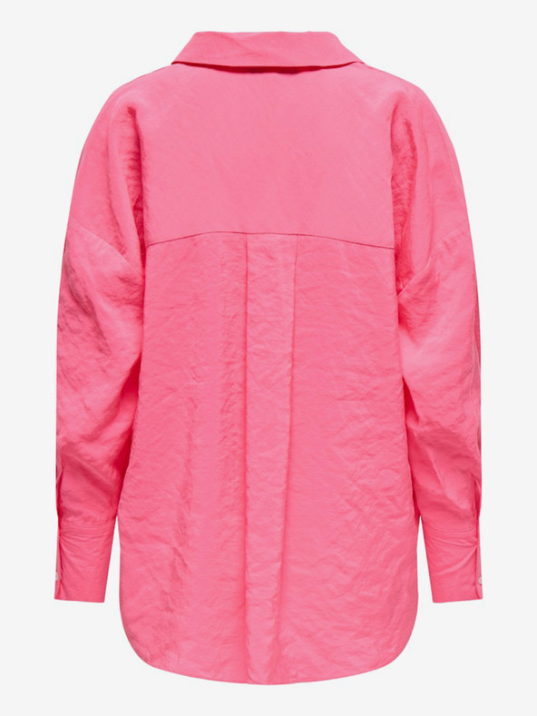 ONLY Ροζ γυναικείο μπλουζάκι ΜΟΝΟ