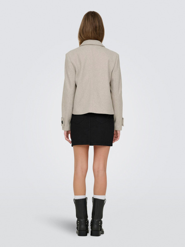 ONLY Μπεζ γυναικείο σακάκι ΜΟΝΟ Freja