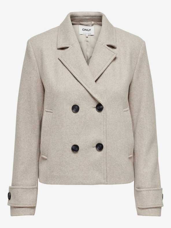 ONLY Μπεζ γυναικείο σακάκι ΜΟΝΟ Freja