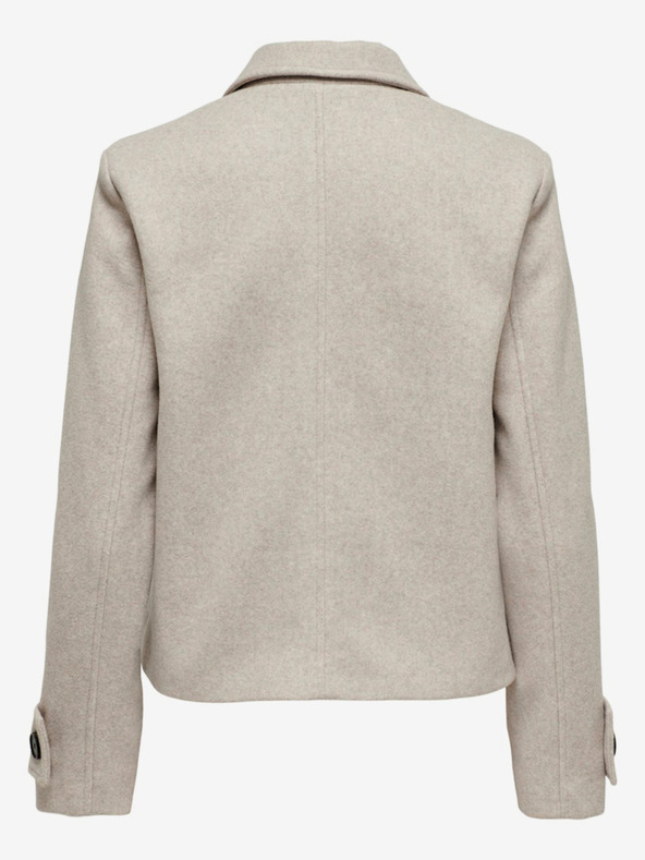 ONLY Μπεζ γυναικείο σακάκι ΜΟΝΟ Freja