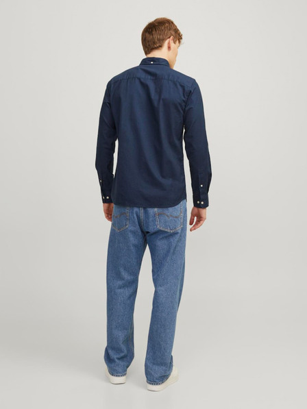 Jack & Jones Μπλε σκούρο ανδρικό πουκάμισο Jack & Jones Brook