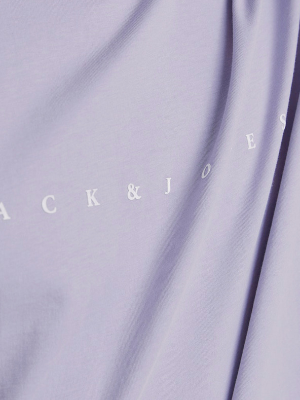 Jack & Jones Μωβ ανδρικό πουκάμισο Jack & Jones Star