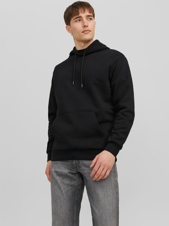 Jack & Jones Μαύρο ανδρικό Jack & Jones Bradley Hoodie