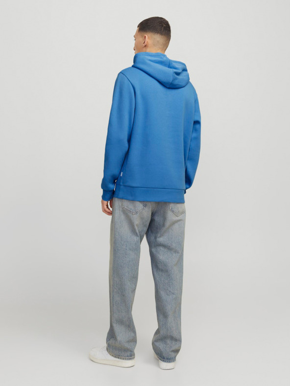 Jack & Jones Μπλε ανδρικό φούτερ Jack & Jones με λογότυπο