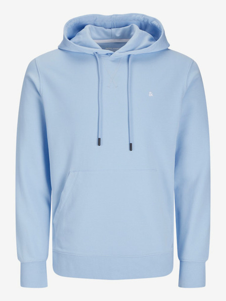 Jack & Jones Μπλε ανδρικό φούτερ Jack & Jones Paulos με κουκούλα