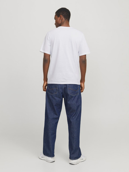 Jack & Jones Λευκό ανδρικό πουκάμισο Jack & Jones με λογότυπο