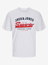 Jack & Jones Λευκό ανδρικό πουκάμισο Jack & Jones με λογότυπο