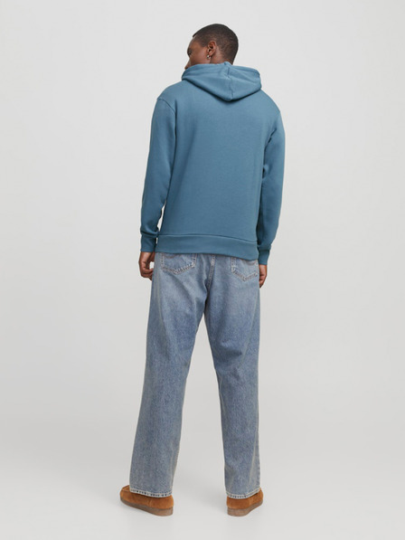 Jack & Jones Μπλε ανδρική μπλούζα με κουκούλα Jack & Jones Corp