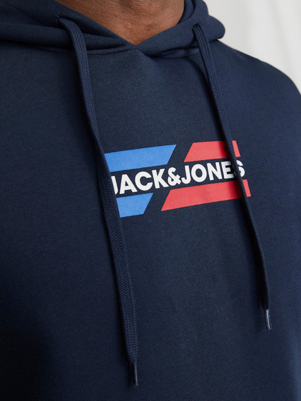 Jack & Jones Σκούρο μπλε ανδρικό Jack & Jones Corp Hoodie