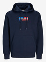 Jack & Jones Σκούρο μπλε ανδρικό Jack & Jones Corp Hoodie