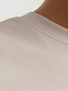 Jack & Jones Jack & Jones Fusion Μπεζ ανδρικό μπλουζάκι