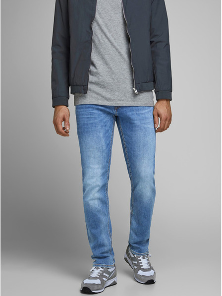 Jack & Jones Μπλε ανοιχτόχρωμο στενό τζιν Jack & Jones Tim