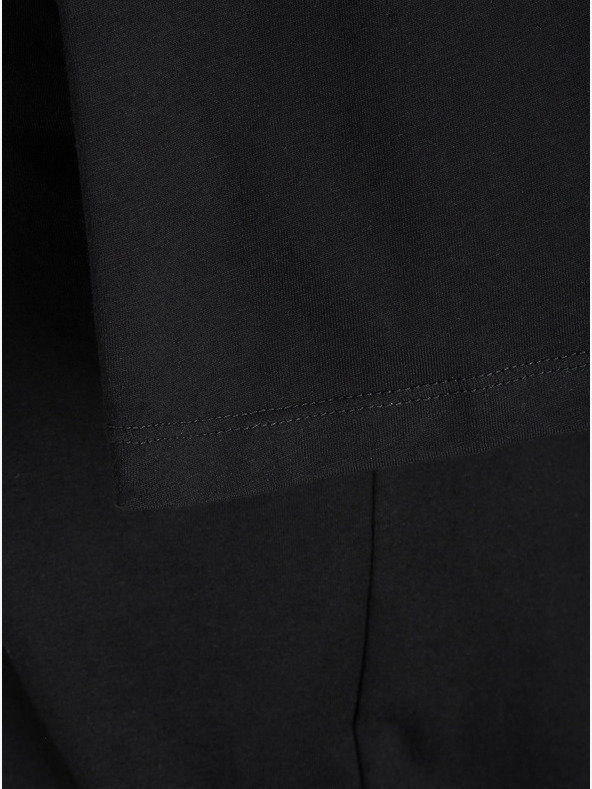 Jack & Jones Σετ από δύο μαύρα βασικά μπλουζάκια με λαιμόκοψη Jack & Jones