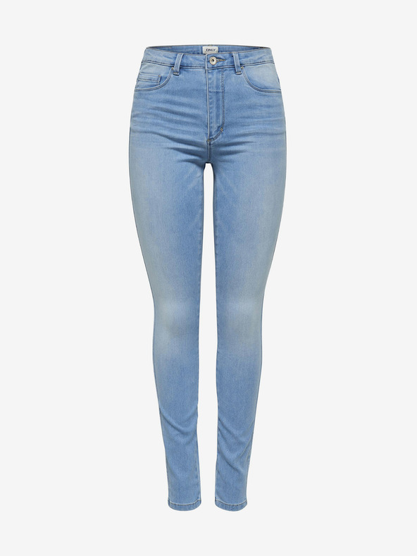 ONLY Γαλάζιο στενό τζιν με ψηλή μέση ONLY Royal