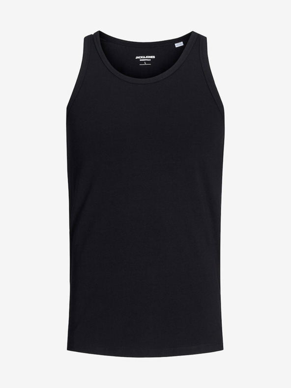Jack & Jones Μαύρο βασικό μπλουζάκι Jack & Jones