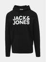 Jack & Jones Μαύρο φούτερ με κουκούλα Jack & Jones