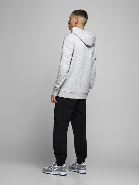 Jack & Jones Ανοιχτό γκρι φούτερ με μοτίβο Jack & Jones Corp.