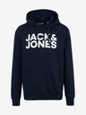 Jack & Jones Σκούρο μπλε φούτερ με κουκούλα Jack & Jones